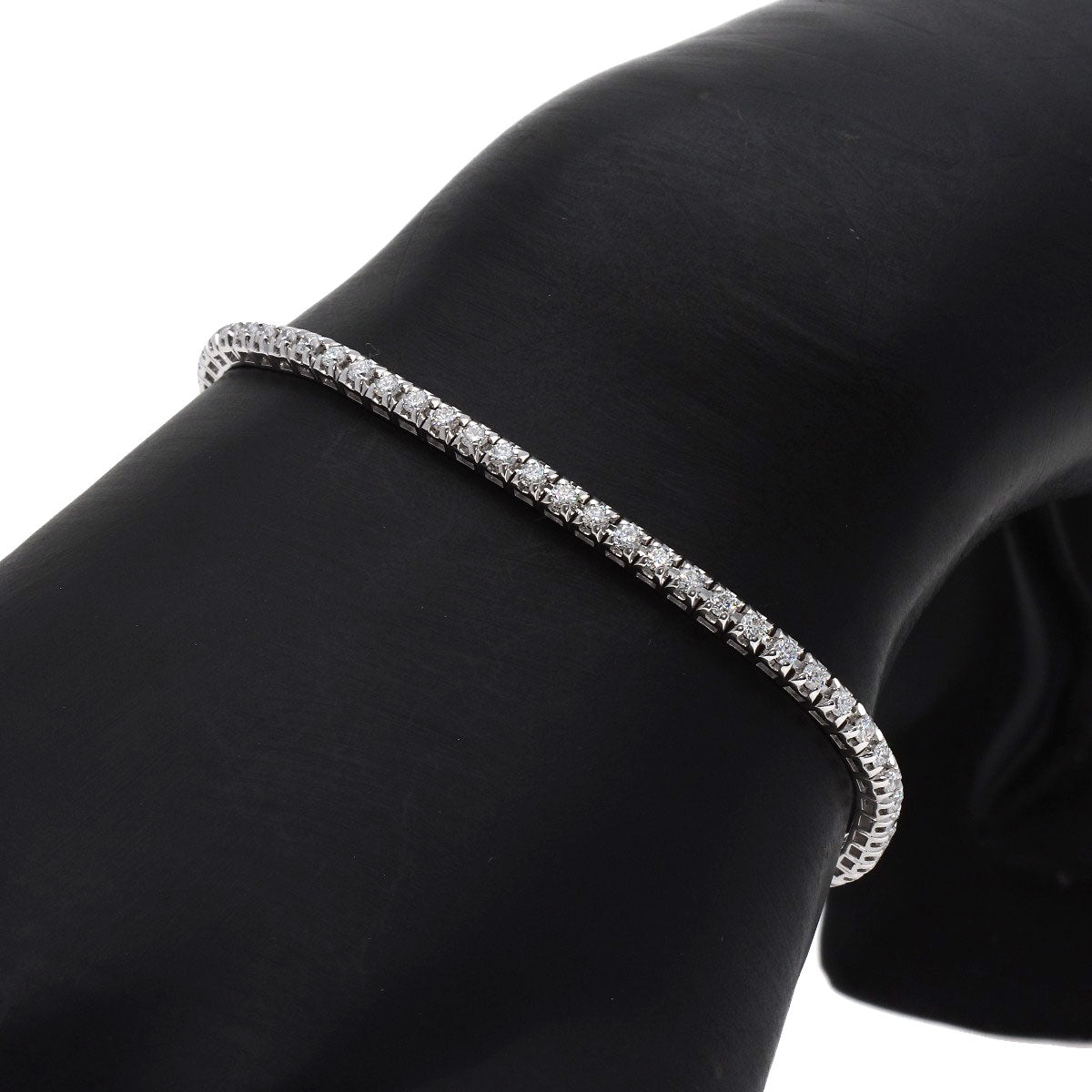 Damiani Veramore Tennis Diamond Bracelet K18 White Gold Ladies [Used]