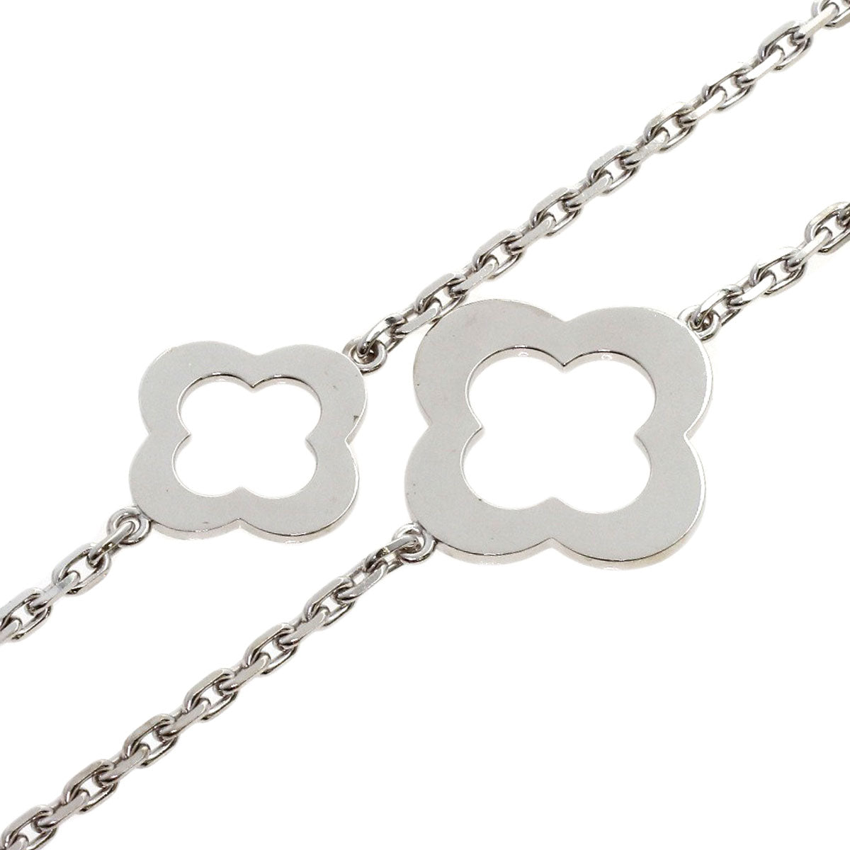 Van Cleef & Arpels Magic Alhambra Byzantine Necklace K18 White Gold Ladies [Used]