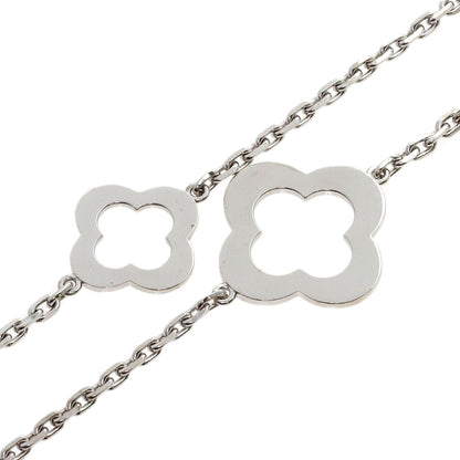Van Cleef & Arpels Magic Alhambra Byzantine Necklace K18 White Gold Ladies [Used]