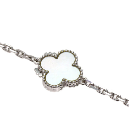Van Cleef & Arpels Magic Alhambra Byzantine Necklace K18 White Gold Ladies [Used]