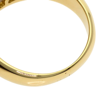 BVLGARI Tronketto Peridot Pink Tourmaline Ring K18 Yellow Gold Ladies [Used]