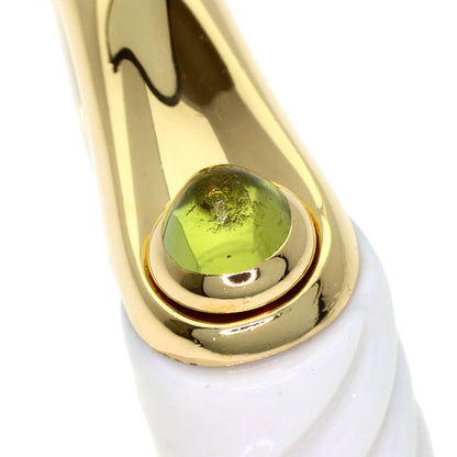 BVLGARI Tronketto Peridot Pink Tourmaline Ring K18 Yellow Gold Ladies [Used]