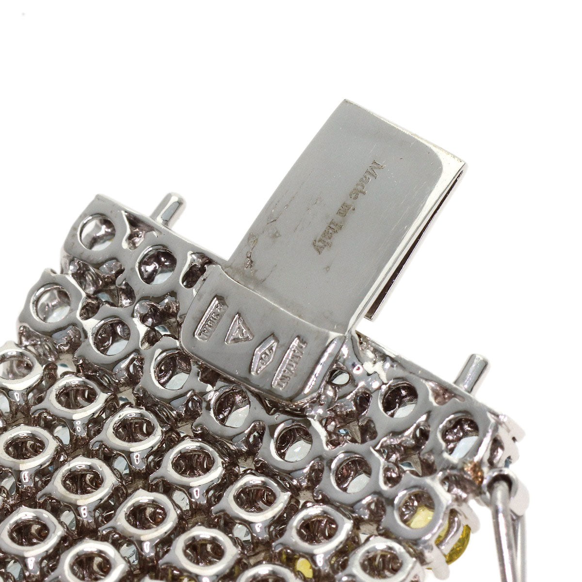 Damiani Multicolor sapphire Bracelet K18 White Gold Ladies [Used]