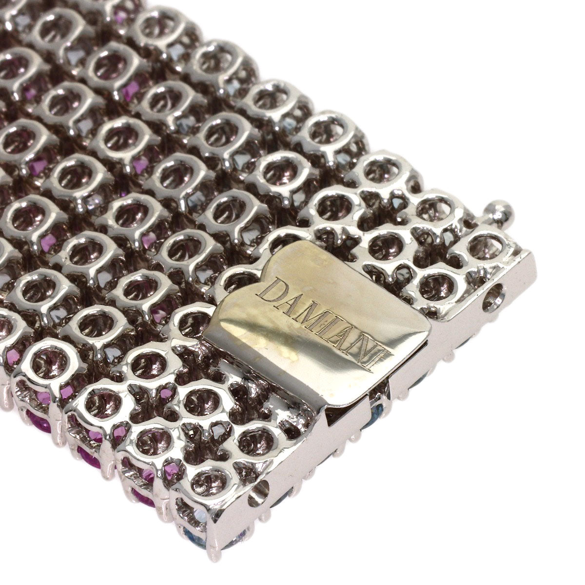 Damiani Multicolor sapphire Bracelet K18 White Gold Ladies [Used]