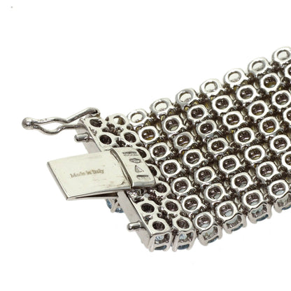 Damiani Multicolor sapphire Bracelet K18 White Gold Ladies [Used]