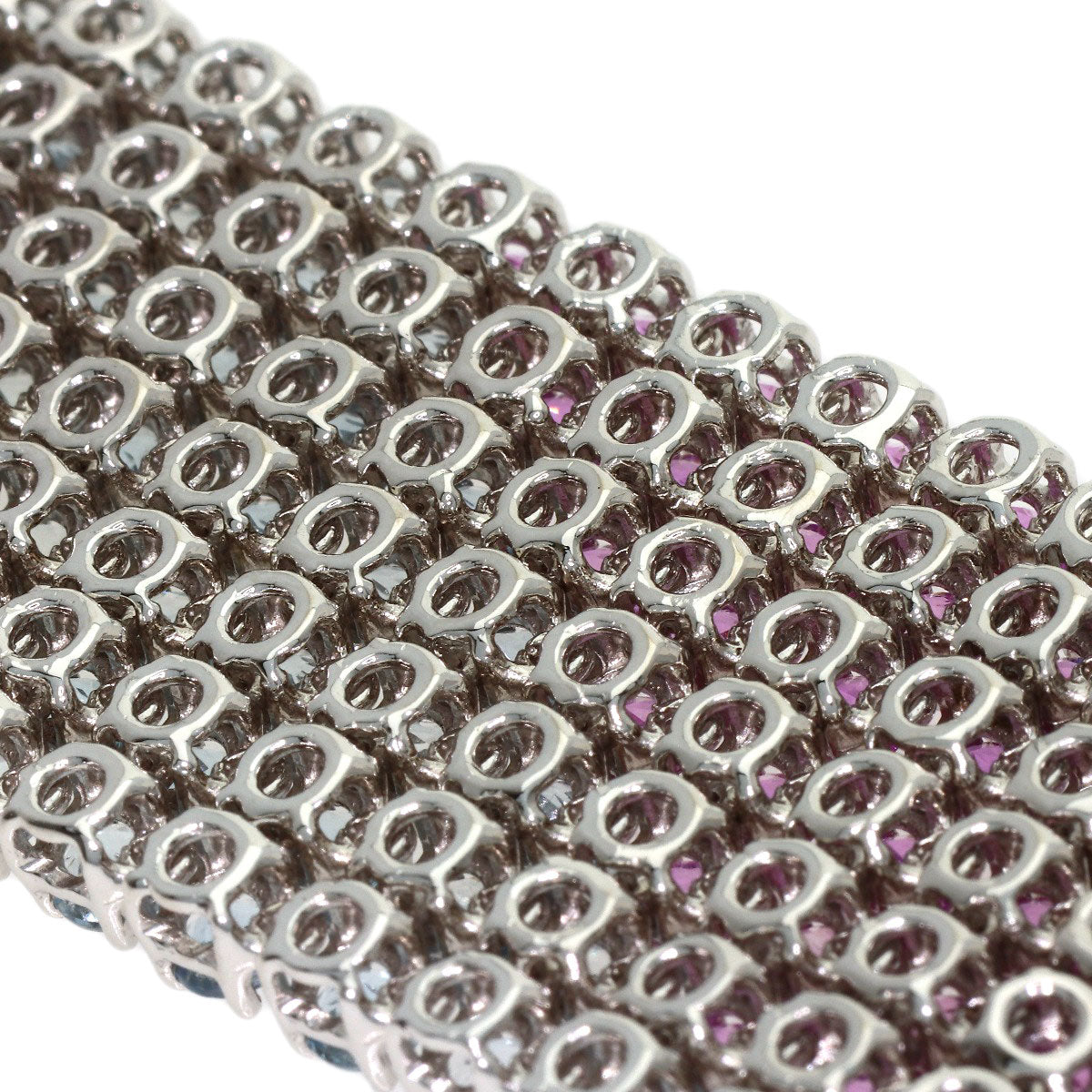 Damiani Multicolor sapphire Bracelet K18 White Gold Ladies [Used]