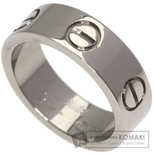 CARTIER love ring #47 Ring K18 White Gold Ladies [Used]