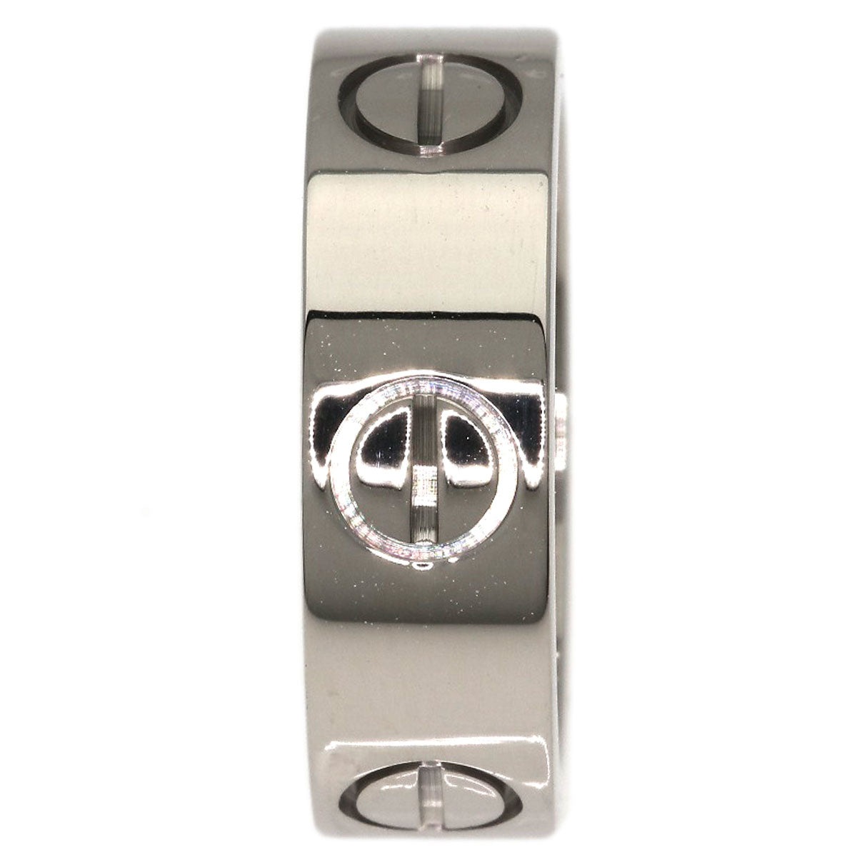 CARTIER love ring #47 Ring K18 White Gold Ladies [Used]