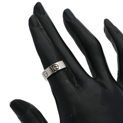CARTIER love ring #47 Ring K18 White Gold Ladies [Used]