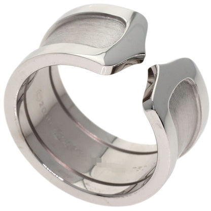 CARTIER C2 ring LM # 51 Ring K18 White Gold Ladies [Used]