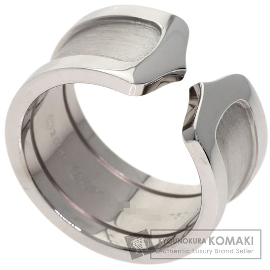 CARTIER C2 ring LM # 51 Ring K18 White Gold Ladies [Used]