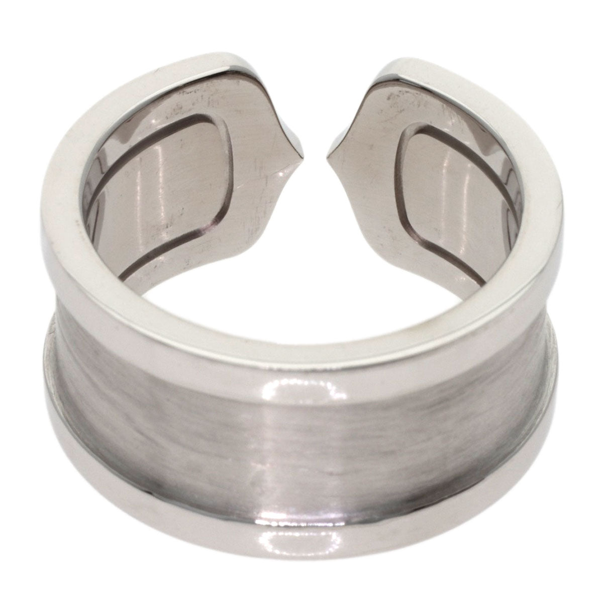 CARTIER C2 ring LM # 51 Ring K18 White Gold Ladies [Used]