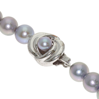 TASAKI Gray pearl Pearl Necklace Silver Ladies [Used]