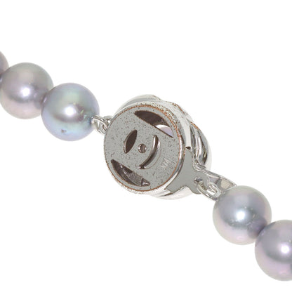 TASAKI Gray pearl Pearl Necklace Silver Ladies [Used]