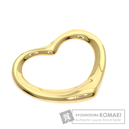 TIFFANY&Co. Open heart Pendant top K18 Yellow Gold Ladies [Used]