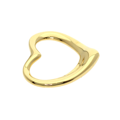 TIFFANY&Co. Open heart Pendant top K18 Yellow Gold Ladies [Used]
