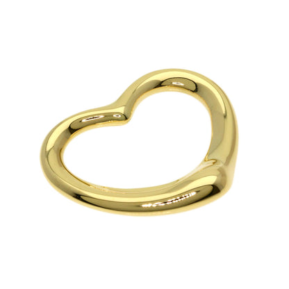 TIFFANY&Co. Open Heart TOP Pendant top K18 Yellow Gold Ladies [Used]