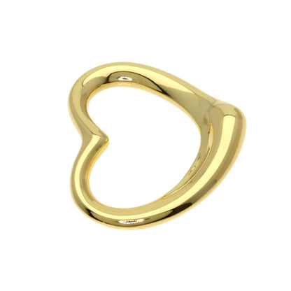 TIFFANY&Co. Open Heart TOP Pendant top K18 Yellow Gold Ladies [Used]