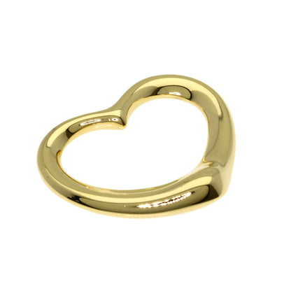 TIFFANY&Co. Open Heart TOP Pendant top K18 Yellow Gold Ladies [Used]
