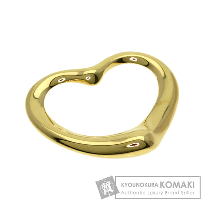 TIFFANY&Co. Open heart Pendant top K18 Yellow Gold Ladies [Used]