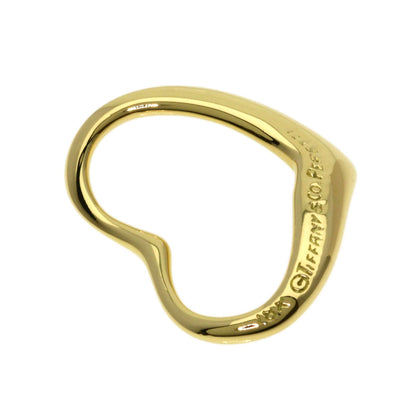 TIFFANY&Co. Open heart Pendant top K18 Yellow Gold Ladies [Used]