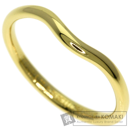 TIFFANY&Co. Curved band Ring K18 Yellow Gold Ladies [Used]