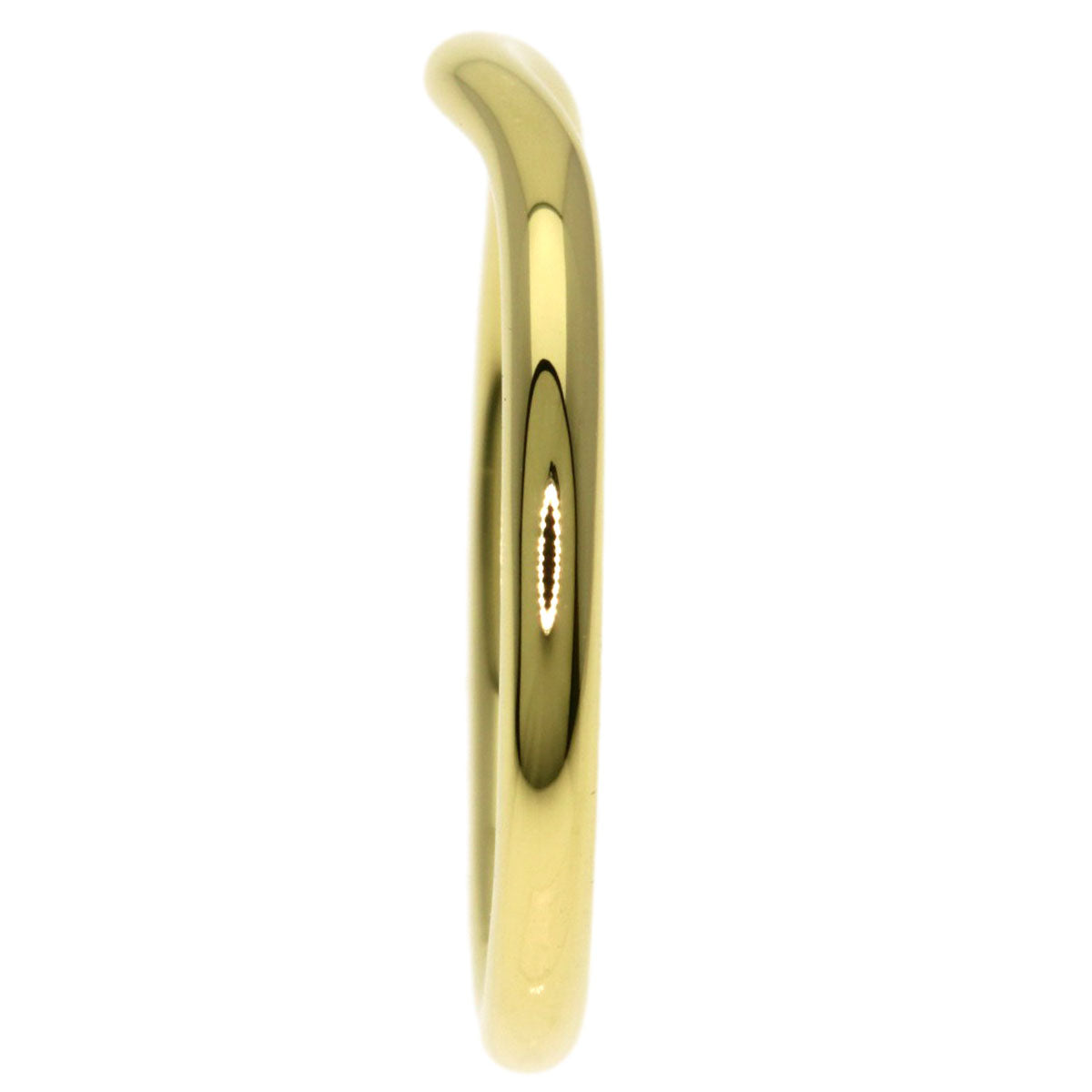 TIFFANY&Co. Curved band Ring K18 Yellow Gold Ladies [Used]