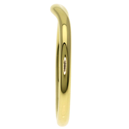 TIFFANY&Co. Curved band Ring K18 Yellow Gold Ladies [Used]