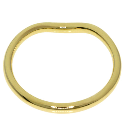 TIFFANY&Co. Curved band Ring K18 Yellow Gold Ladies [Used]