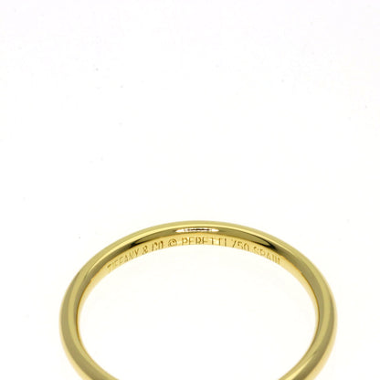 TIFFANY&Co. Curved band Ring K18 Yellow Gold Ladies [Used]