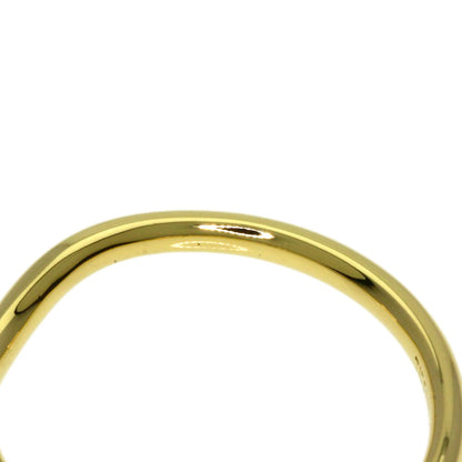 TIFFANY&Co. Curved band Ring K18 Yellow Gold Ladies [Used]