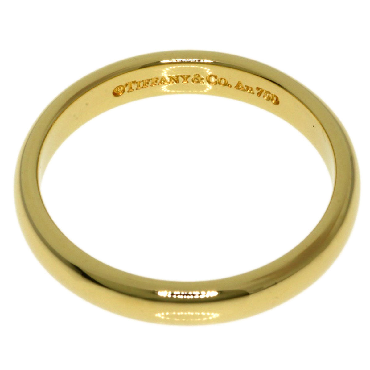 TIFFANY&Co. wedding Ring K18 Yellow Gold Ladies [Used]