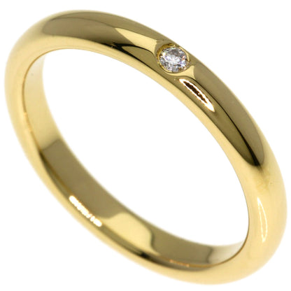 TIFFANY&Co. Wedding 1P Diamond Ring K18 Yellow Gold Ladies [Used]