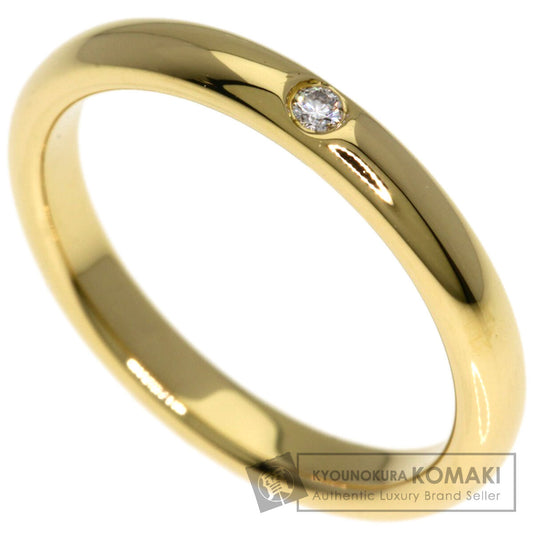 TIFFANY&Co. Wedding 1P Diamond Ring K18 Yellow Gold Ladies [Used]