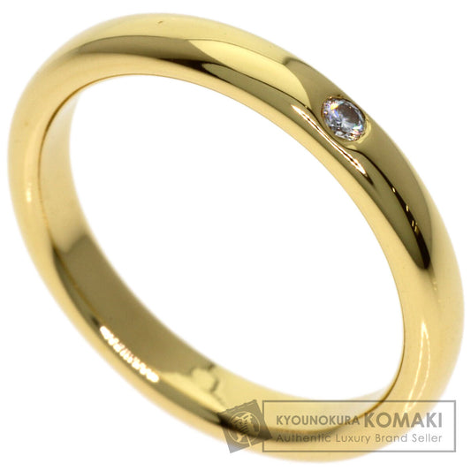 TIFFANY&Co. Wedding 1P Diamond Ring K18 Yellow Gold Ladies [Used]