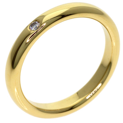 TIFFANY&Co. Wedding 1P Diamond Ring K18 Yellow Gold Ladies [Used]