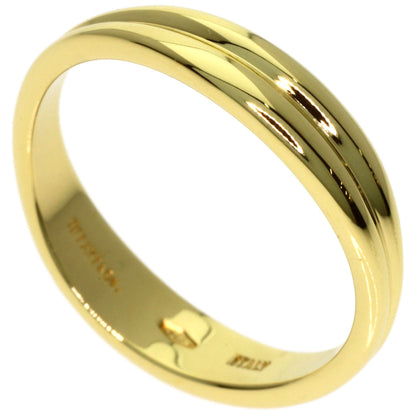 TIFFANY&Co. Double wave Ring K18 Yellow Gold Ladies [Used]