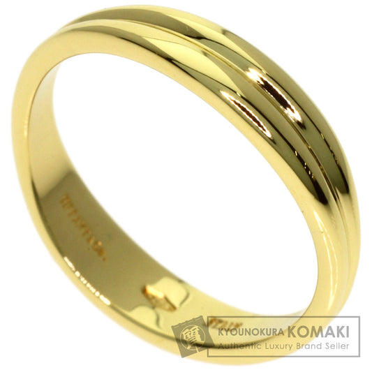 TIFFANY&Co. Double wave Ring K18 Yellow Gold Ladies [Used]