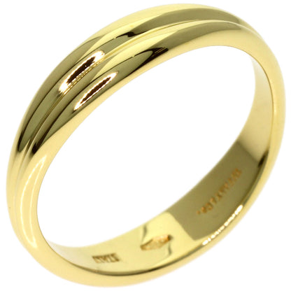 TIFFANY&Co. Double wave Ring K18 Yellow Gold Ladies [Used]