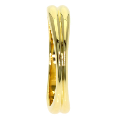 TIFFANY&Co. Double wave Ring K18 Yellow Gold Ladies [Used]