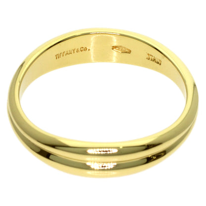 TIFFANY&Co. Double wave Ring K18 Yellow Gold Ladies [Used]
