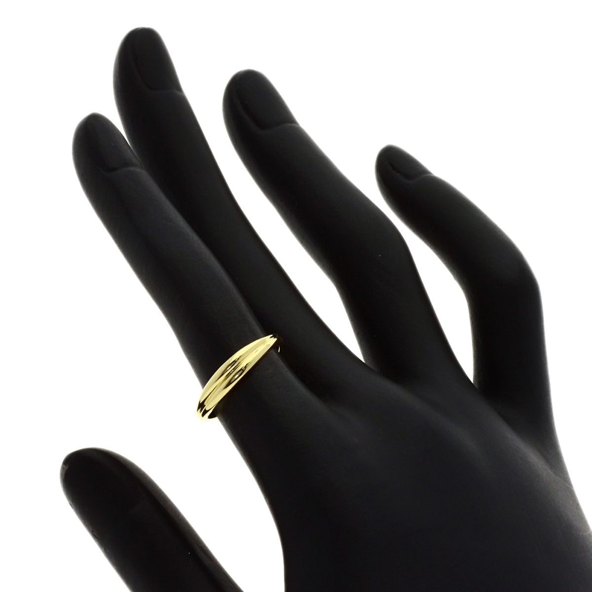 TIFFANY&Co. Double wave Ring K18 Yellow Gold Ladies [Used]