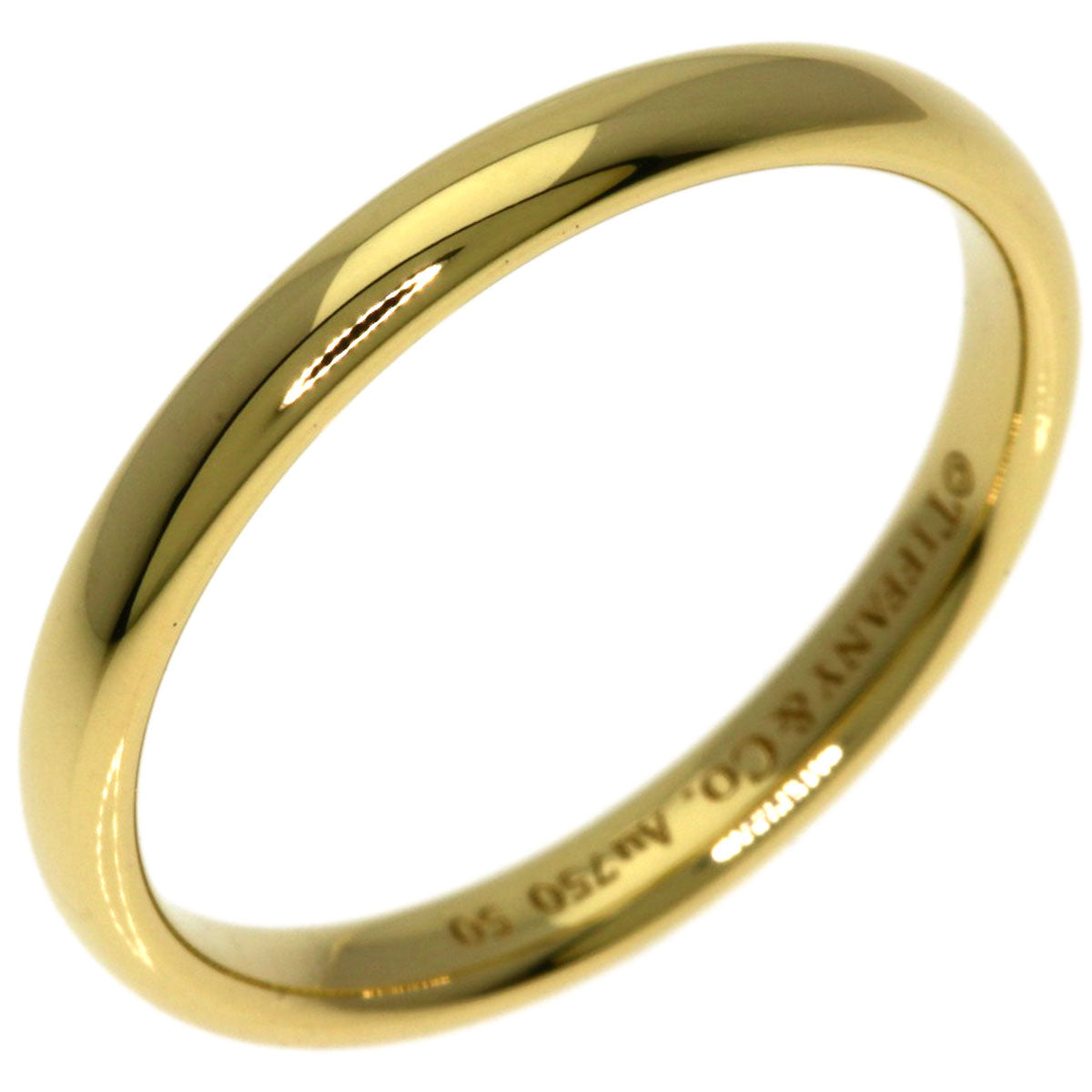TIFFANY&Co. wedding Ring K18 Yellow Gold Ladies [Used]