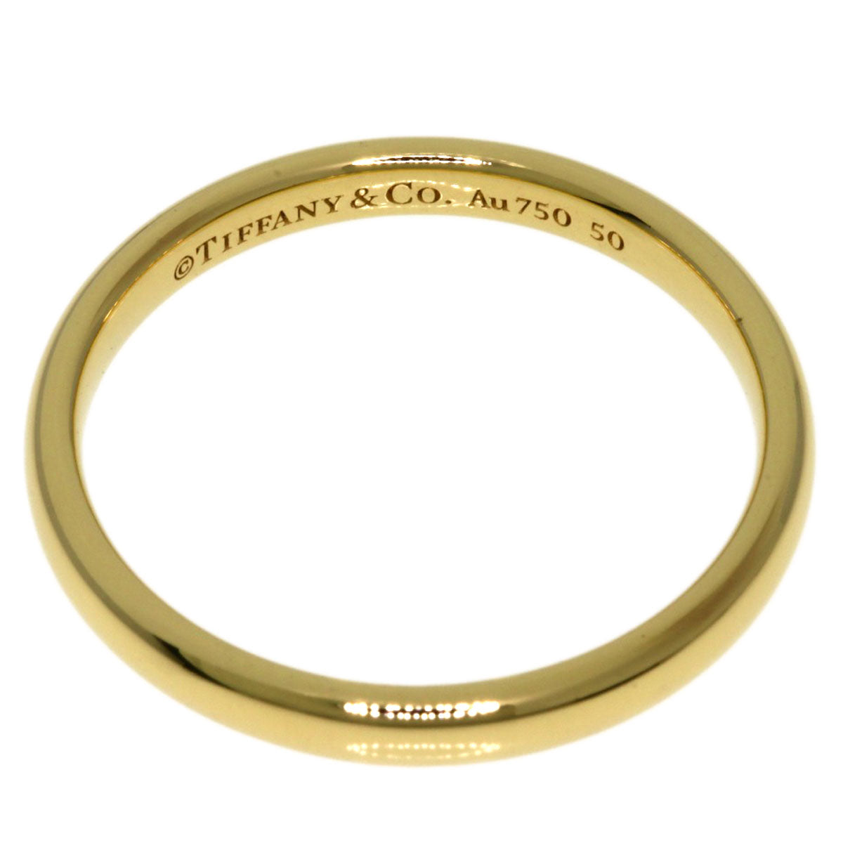 TIFFANY&Co. wedding Ring K18 Yellow Gold Ladies [Used]