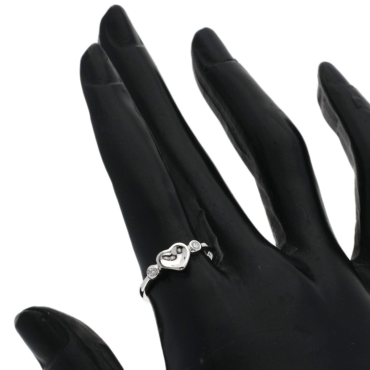 TIFFANY&Co. Full Heart 2P Diamond Ring Platinum PT950 Ladies [Used]
