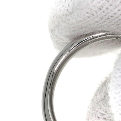 TIFFANY&Co. Curved band Diamond Ring Platinum PT950 Ladies [Used]