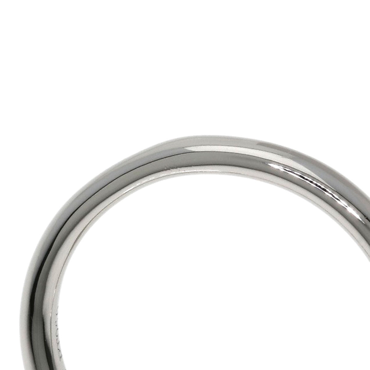 TIFFANY&Co. Curved band Diamond Ring Platinum PT950 Ladies [Used]
