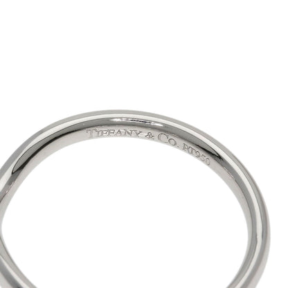 TIFFANY&Co. Curved band Diamond Ring Platinum PT950 Ladies [Used]