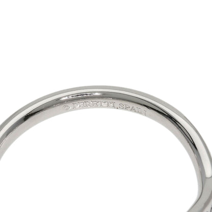 TIFFANY&Co. Curved band Diamond Ring Platinum PT950 Ladies [Used]