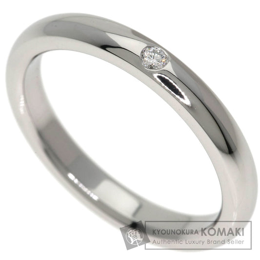 TIFFANY&Co. Wedding 1P Diamond Ring Platinum PT950 Ladies [Used]
